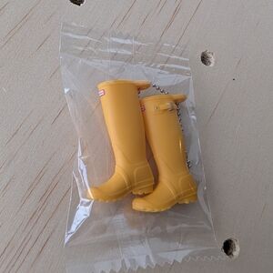 Yellow Hunters Rain Boot Keychain Bag Charm (New In Packaging)